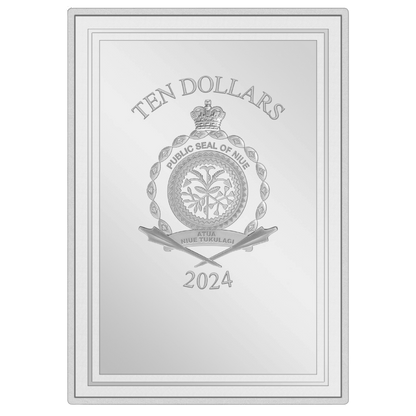 The Force Awakens Star Wars Poster 5 Oz Silver Coin