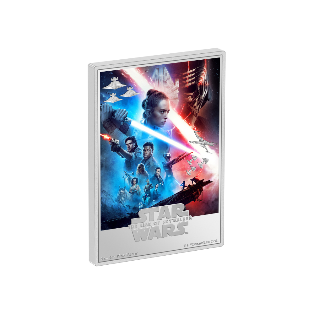 RISE OF SKYWALKER Star Wars™ 5 Oz Silver Coin $10 Niue 2024