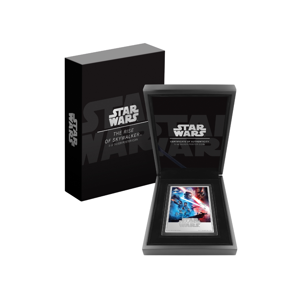 RISE OF SKYWALKER Star Wars™ 5 Oz Silver Coin $10 Niue 2024