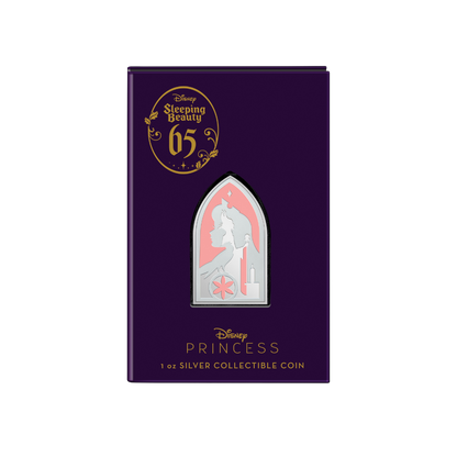 SLEEPING BEAUTY 65th Anniversary 1 Oz Silver Coin $2 Niue 2024