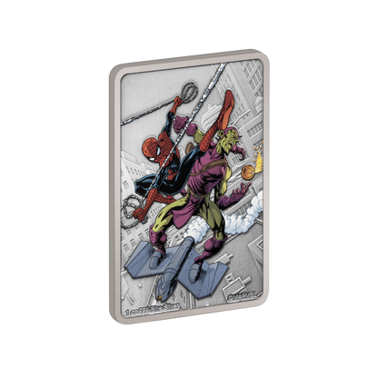 GREEN GOBLIN Spiderman Villains 1 Oz Silver Coin $2 Niue 2024