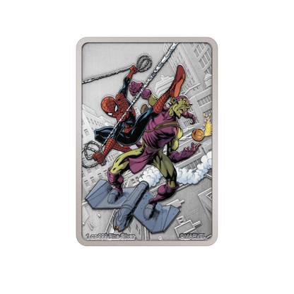GREEN GOBLIN Spiderman Villains 1 Oz Silver Coin $2 Niue 2024