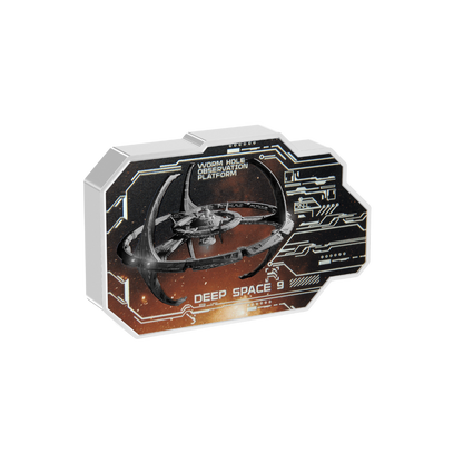 DEEP SPACE NINE Star Trek Vehicles 1 Oz Silver Coin $2 Niue 2024