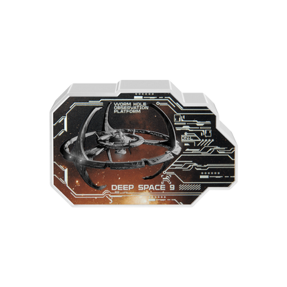 DEEP SPACE NINE Star Trek Vehicles 1 Oz Silver Coin $2 Niue 2024