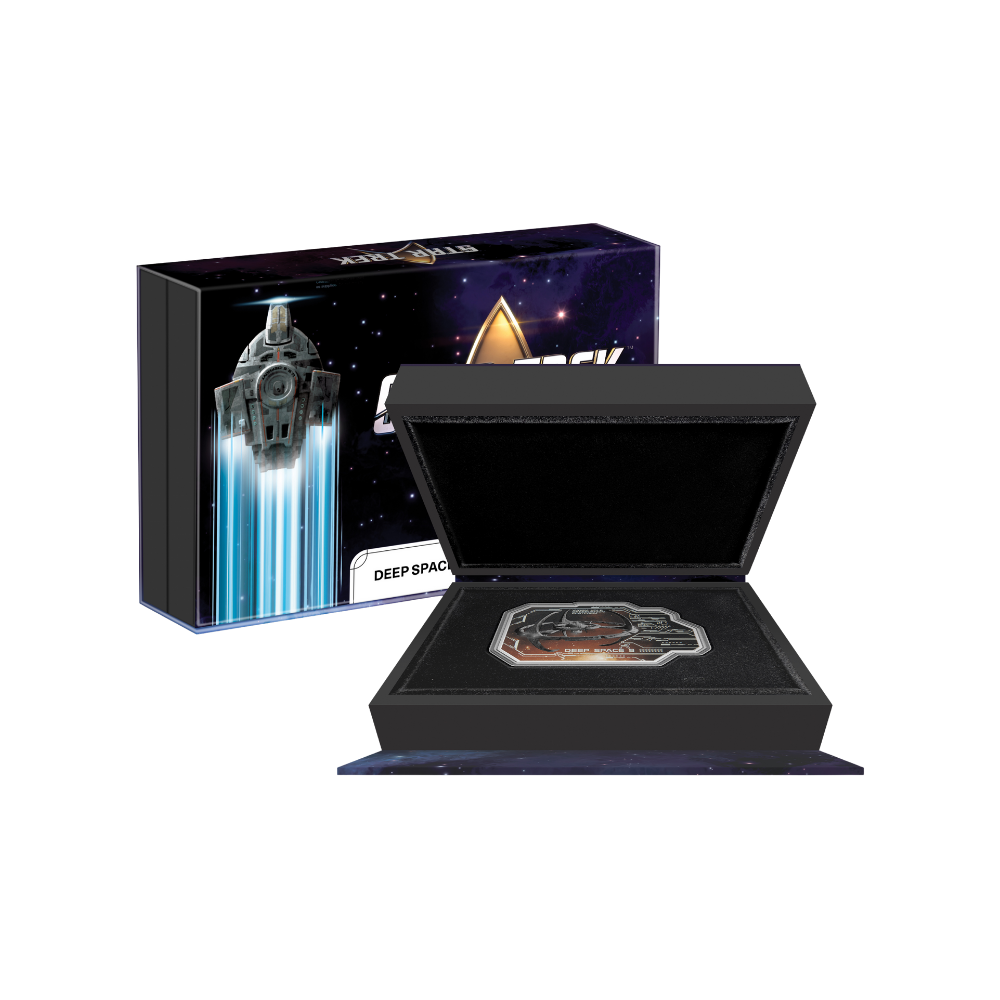 DEEP SPACE NINE Star Trek Vehicles 1 Oz Silver Coin $2 Niue 2024