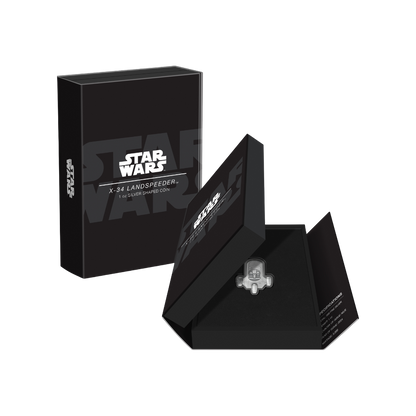 LANDSPEEDER Star Wars Vehicles 1 Oz Silver Coin $2 Niue 2024