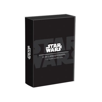 LANDSPEEDER Star Wars Vehicles 3 Oz Silver Coin $10 Niue 2024