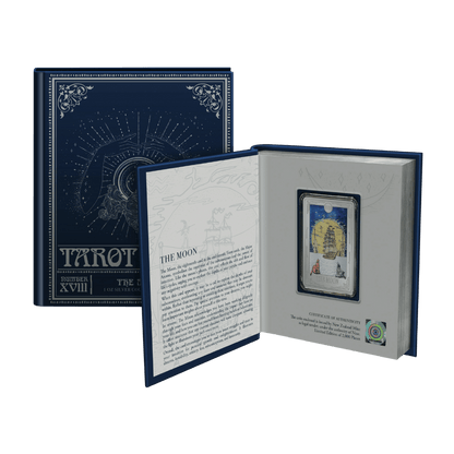 Tarot Cards The Moon 1 Oz Silver Coin - PARTHAVA COIN