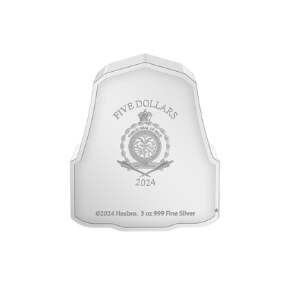 MEGATRON 40th Anniversary 3 Oz Silver Coin $5 Niue 2024