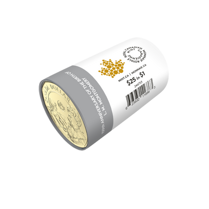 2024 $1 150th Anniversary of the Birth of L. M. Montgomery Non-colourized Special Wrap Roll