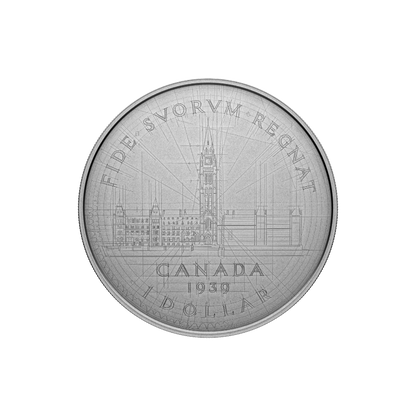 Emanuel Hahn’s Original Sketch Parliament 5 Oz Fine Silver Coin