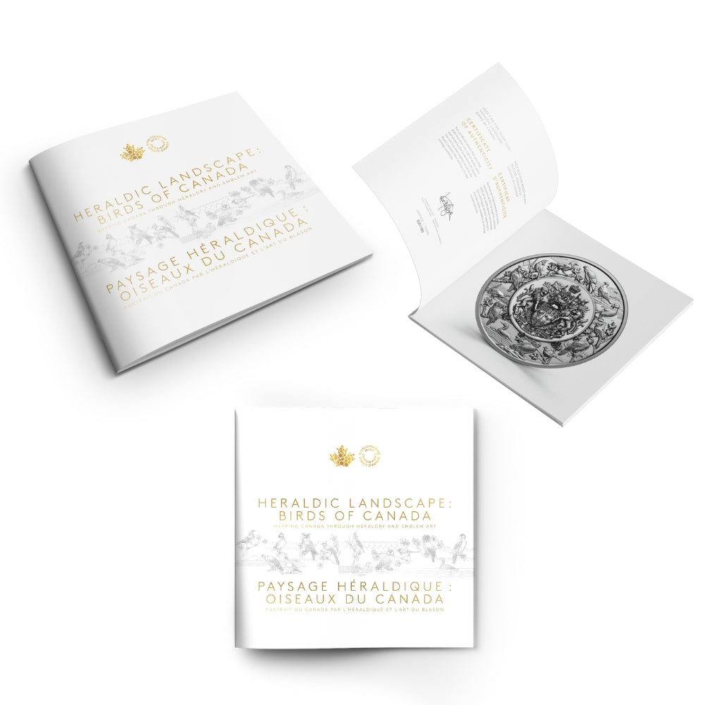 Heraldic Landscape Birds of Canada 5 Kilo Silver Coin $500 Canada 2024 - PARTHAVA COIN