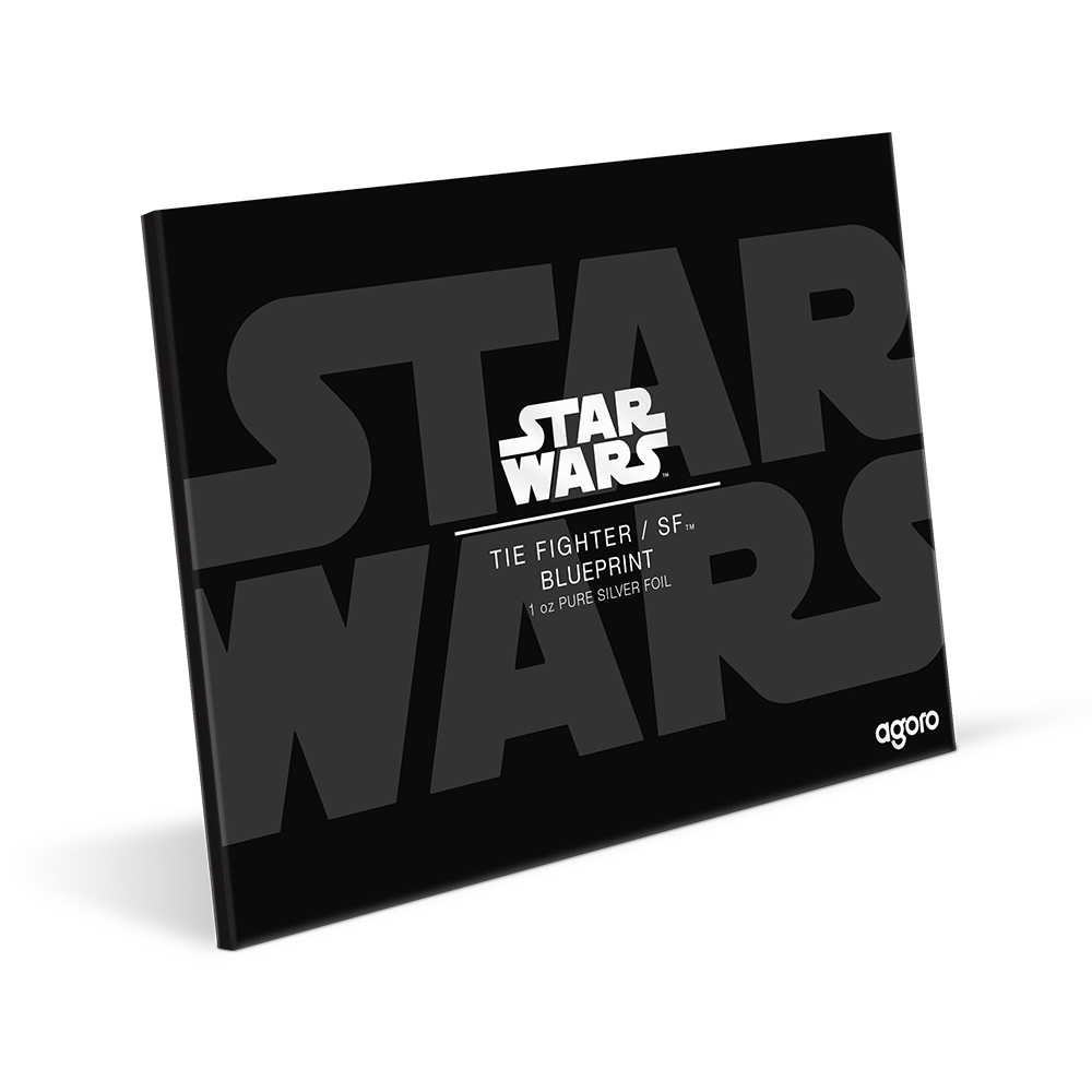 Star Wars™ Tie Fighter / SF™ Blueprint Silver Foil