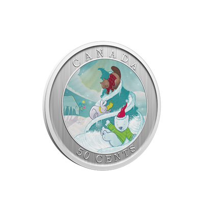 Whimsical Holiday Tree Lenticular Coin Canada 2025