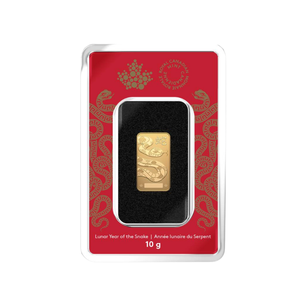 2025 Lunar Year of the Snake – 10 g 99.99% Pure Gold Bar (Premium Bullion)