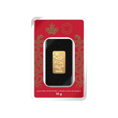 2025 Lunar Year of the Snake – 10 g 99.99% Pure Gold Bar (Premium Bullion)