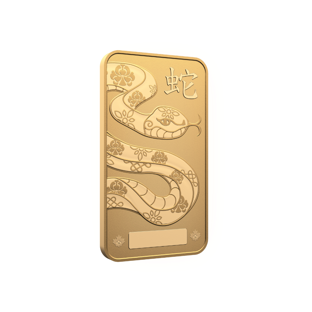 2025 Lunar Year of the Snake – 10 g 99.99% Pure Gold Bar (Premium Bullion)