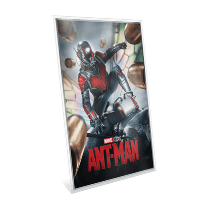 Marvel The Infinity Saga Phase Two Ant-Man Silver Collectible Foil reverse oblique AGORO