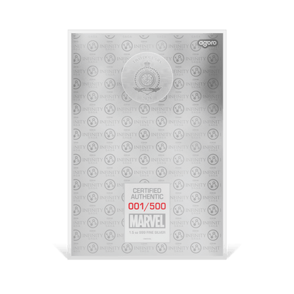 Marvel The Infinity Saga Phase Two Ant-Man Silver Collectible Foil obverse AGORO