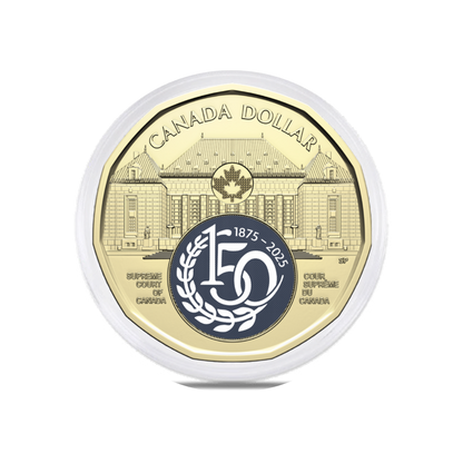2025 $1 150th Anniversary of the Supreme Court of Canada Special Wrap Roll Box Set