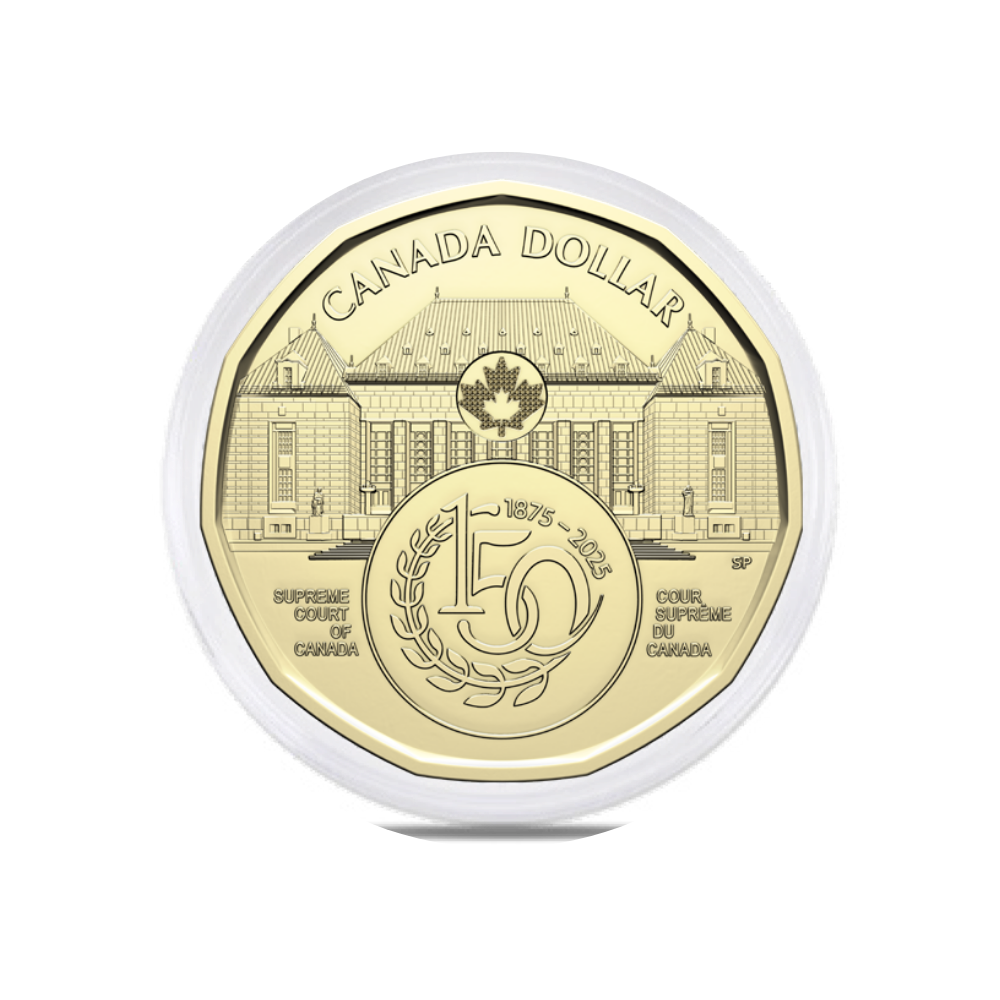 2025 $1 150th Anniversary of the Supreme Court of Canada Special Wrap Roll Box Set