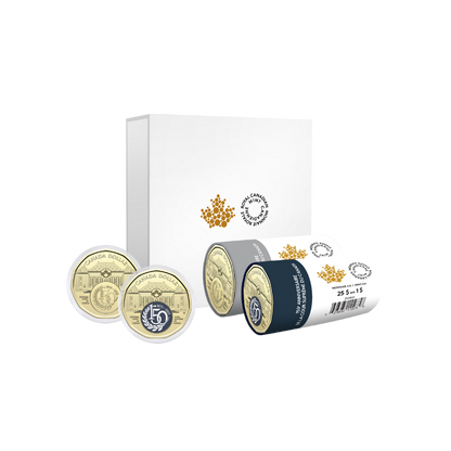 2025 $1 150th Anniversary of the Supreme Court of Canada Special Wrap Roll Box Set