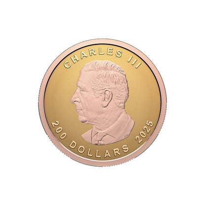 Gold Maple Leaf Pure Gold Ultra-High Relief Coin 2025
