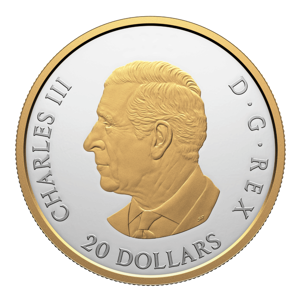 Allegories of Justice and Truth 1 Oz Fine Silver Coin Canada 2025 obverse Royal Canadian Mint