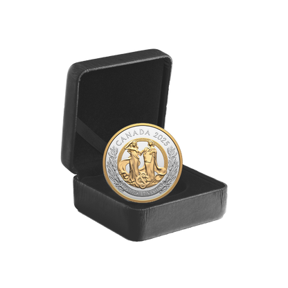 Allegories of Justice and Truth 1 Oz Fine Silver Coin Canada 2025