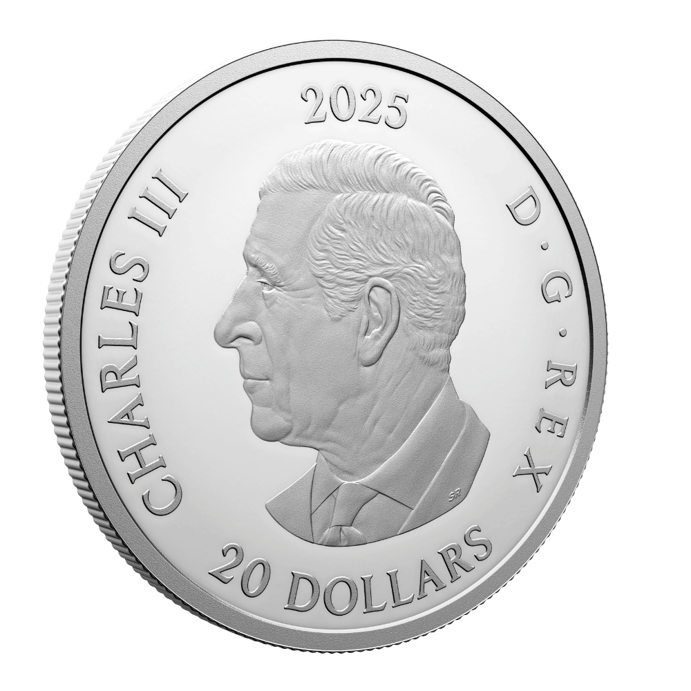Dear Santa 1 Oz Fine Silver Coin Canada 2025 Royal Canadian Mint