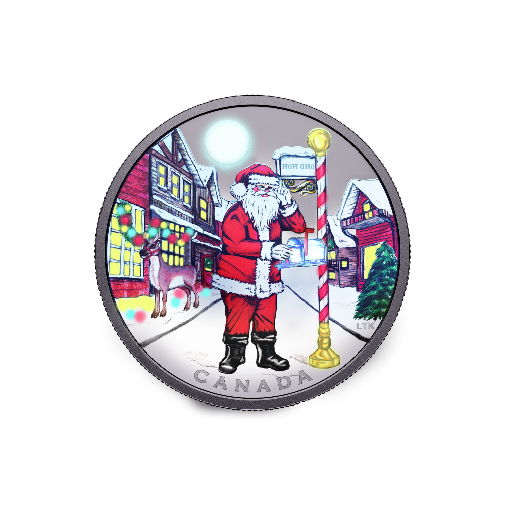 Dear Santa 1 Oz Fine Silver Coin Canada 2025