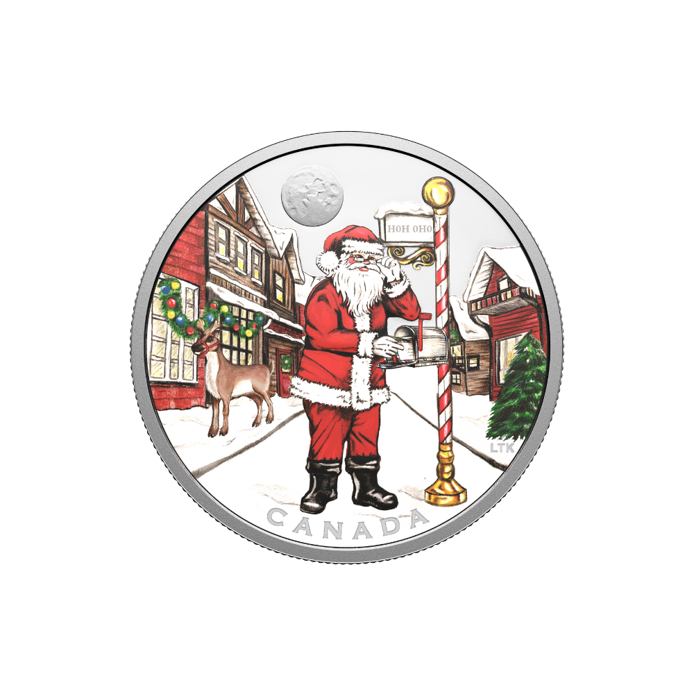 Dear Santa 1 Oz Fine Silver Coin Canada 2025