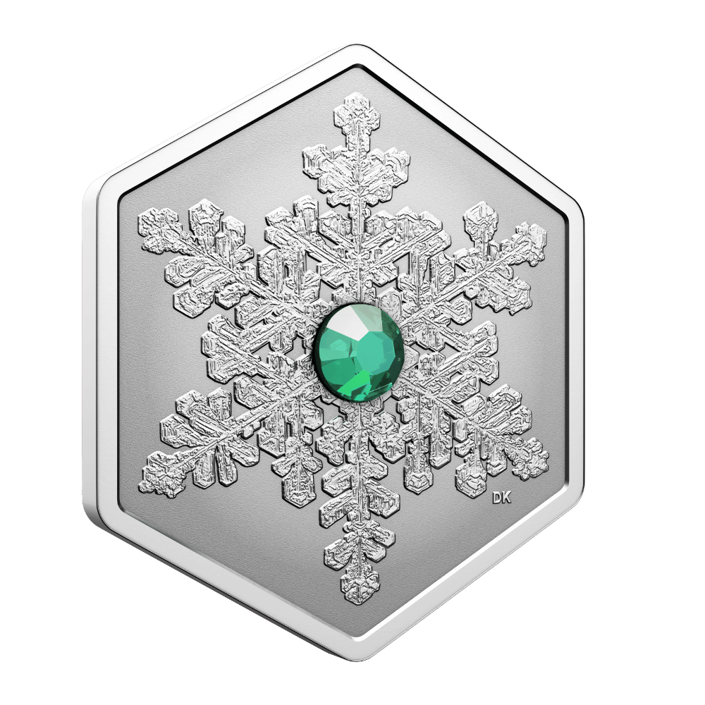 Snowflake 1 Oz Fine Silver Coin Canada 2025 Royal Canadian Mint