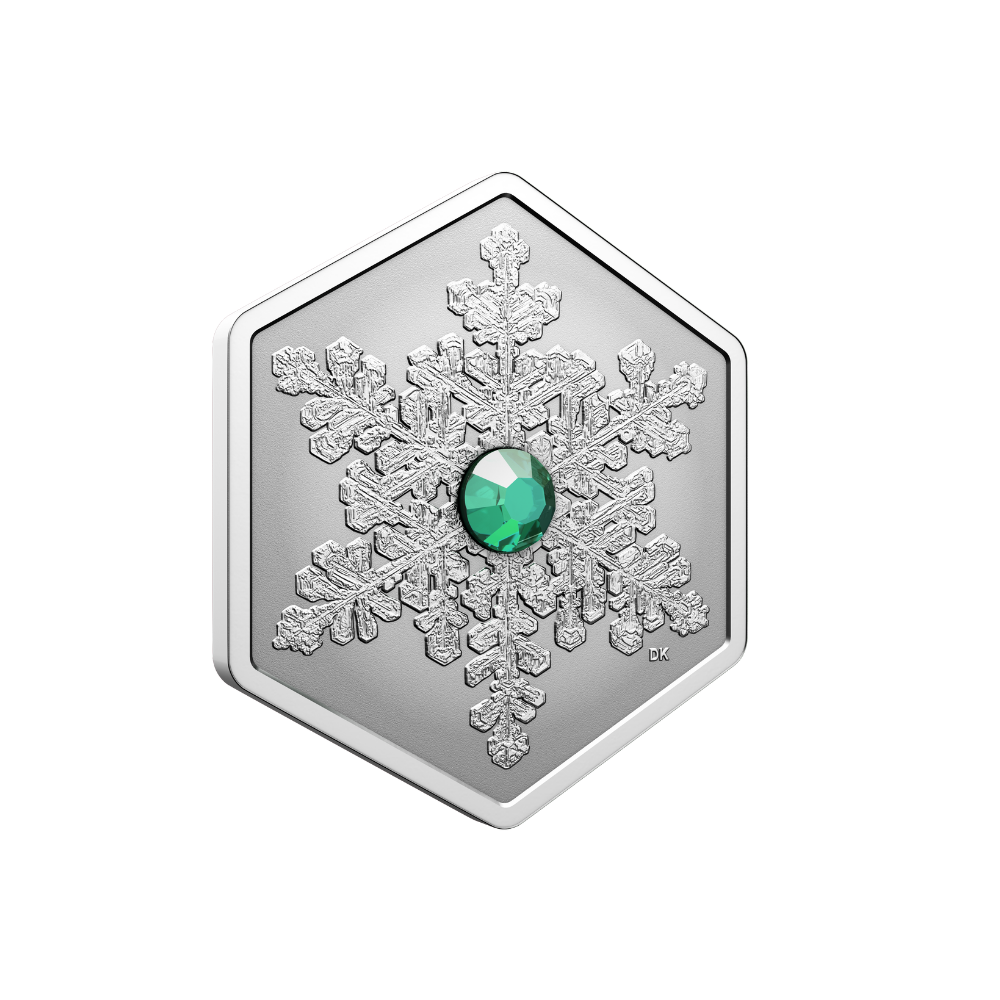 Snowflake 1 Oz Fine Silver Coin Canada 2025