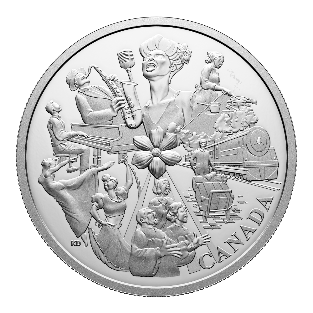 Commemorating Black History: Hogan’s Alley 1 Oz Fine Silver Coin Canada 2025