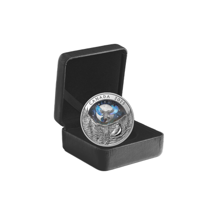 Moon Sky Raven 1 Oz Fine Silver Coin Canada 2025