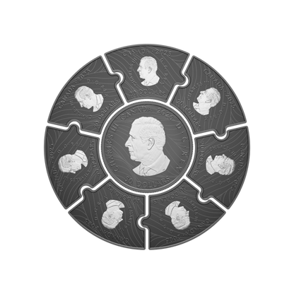 Moon phases Puzzle Coin Set Canada 2025