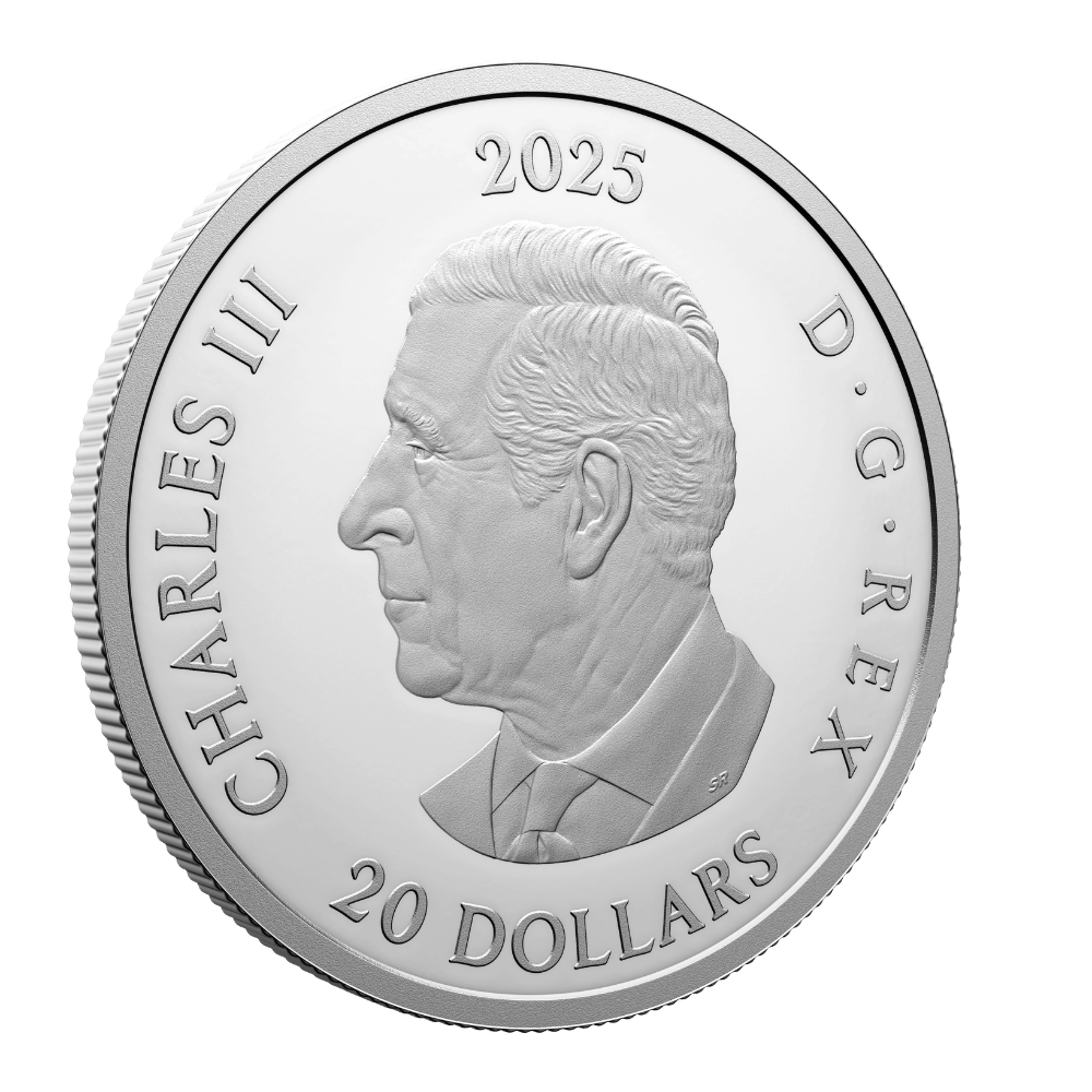 Avro Arrow 1 Oz Fine Silver Coin Canada 2025 obverse Royal Canadian Mint