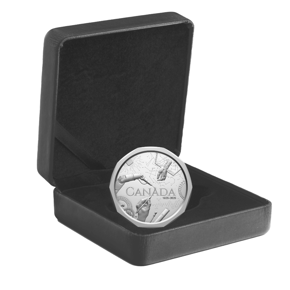 The Calling of an Engineer Fine Silver Coin Canada 2025 packaging - Royal Canadian Mint