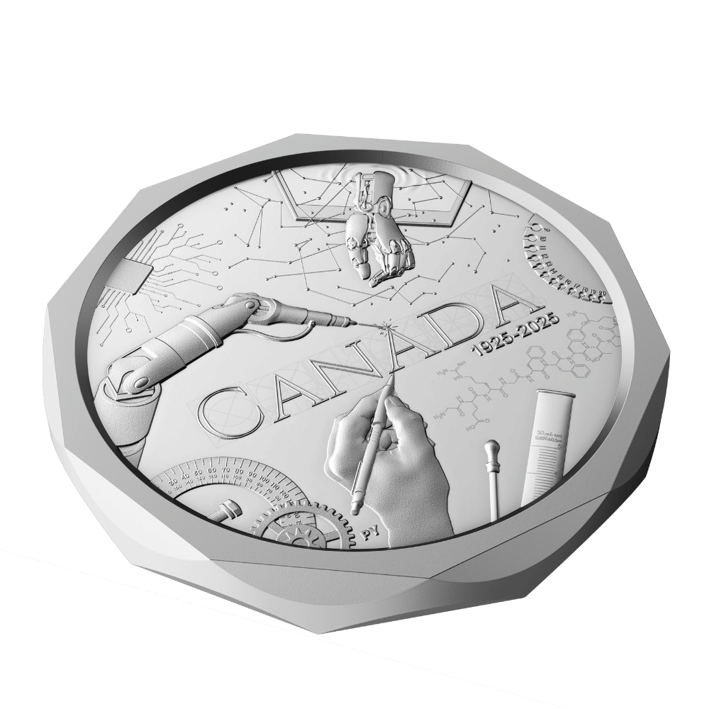 The Calling of an Engineer Fine Silver Coin Canada 2025 Side - Royal Canadian Mint