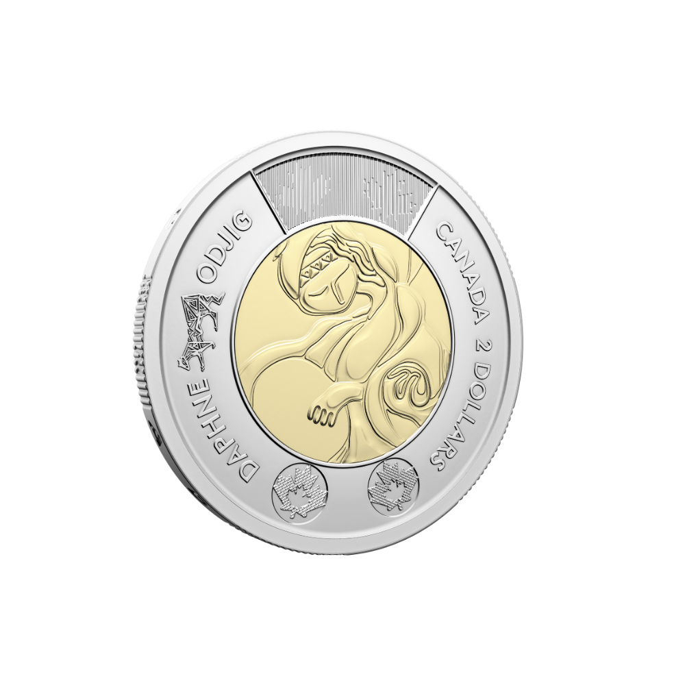 2025 $2 Celebrating the Life and Art of Daphne Odjig Non-colourized Special Wrap Roll