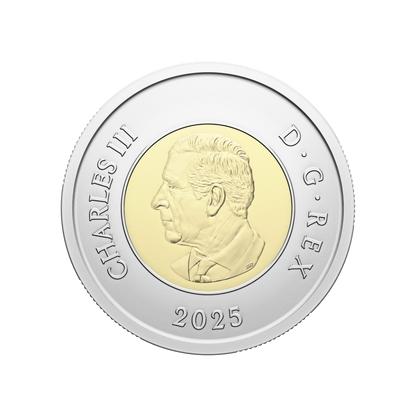 2025 $2 Honouring Canada’s Unknown Soldier Colourized Special Wrap Roll ROYAL CANADIAN MINT