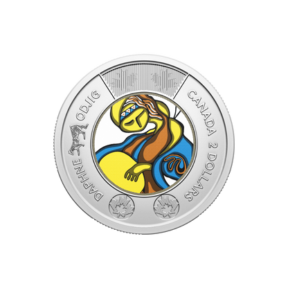 2025 $2 Celebrating the Life and Art of Daphne Odjig Colourized Special Wrap Roll