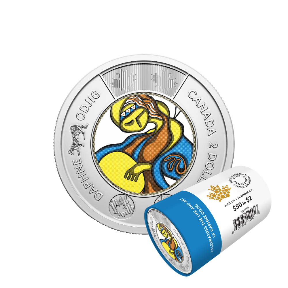 2025 $2 Celebrating the Life and Art of Daphne Odjig Colourized Special Wrap Roll