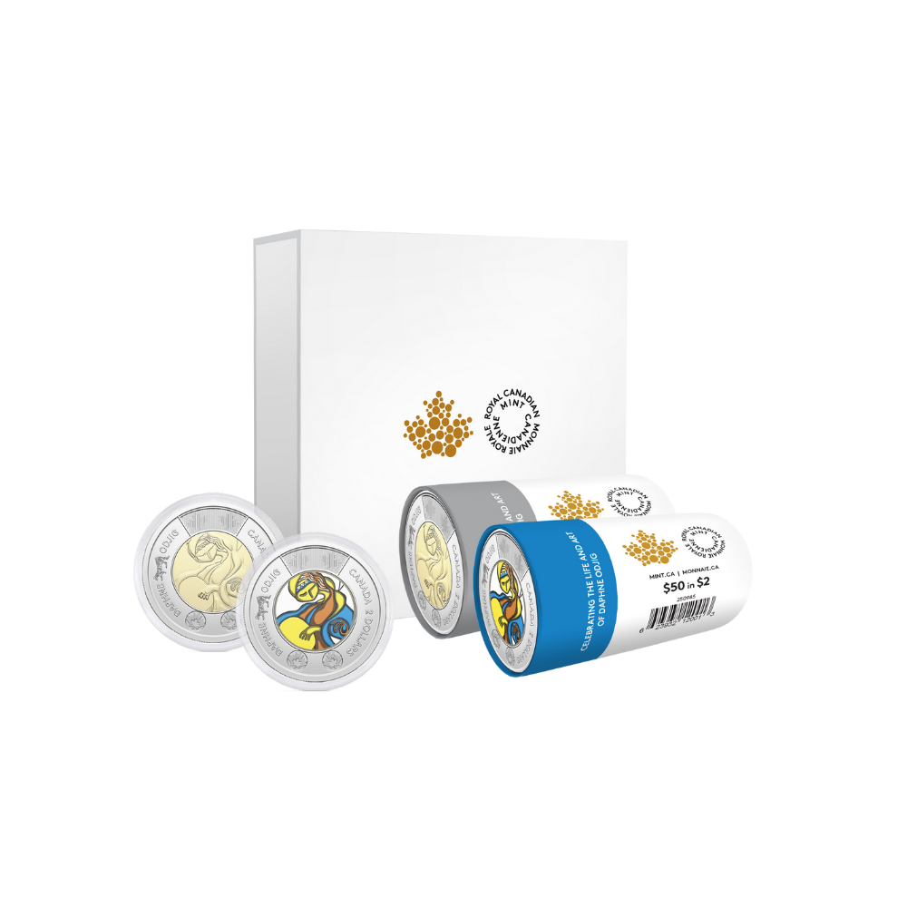 2025 $2 Celebrating the Life and Art of Daphne Odjig Special Wrap Roll Box Set