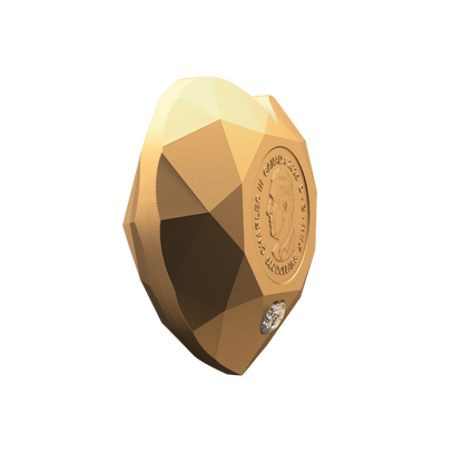Heart Diamond Pure Gold Diamond Shaped Coin Canada 2025