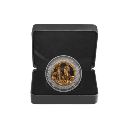 Allegories of Justice and Truth 5 Oz Fine Silver Coin Canada 2025