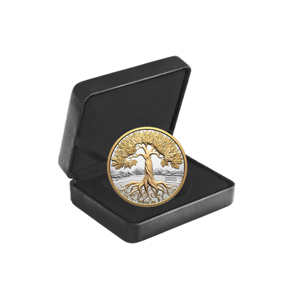 Maple Tree of Life 5 Oz Fine Silver Coin Canada 2025