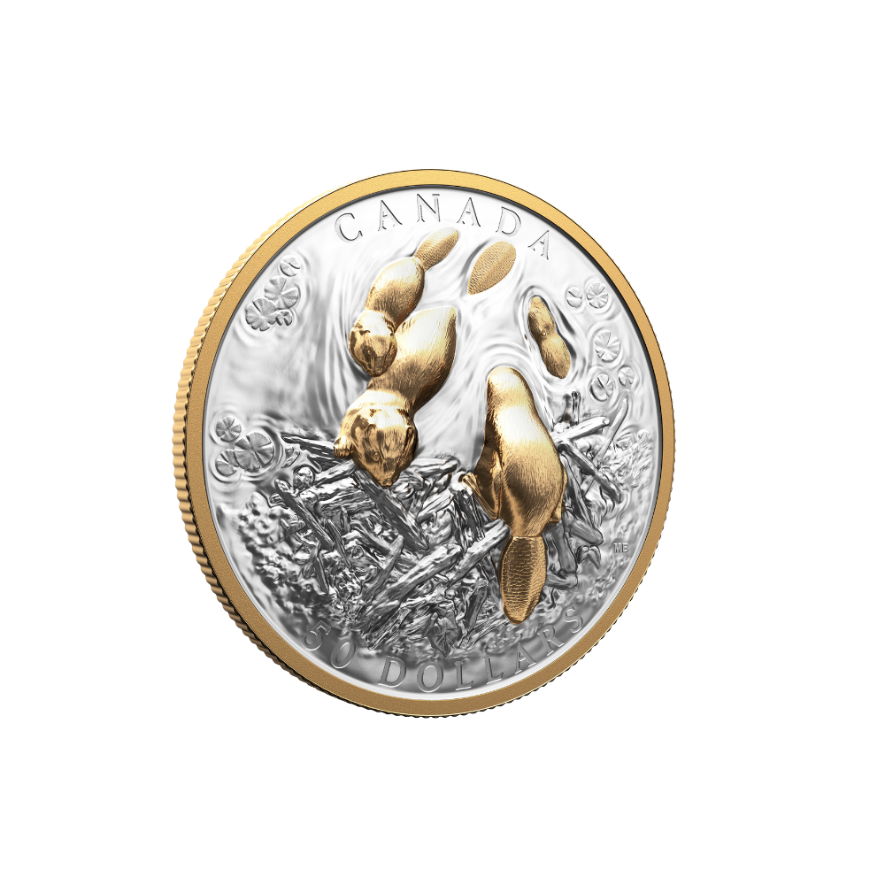 Canadian Symbol: The Beaver Fine Silver Coin Canada 2025