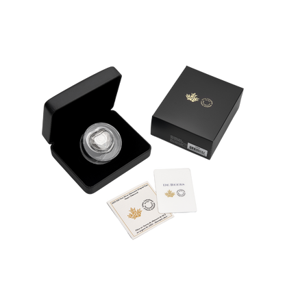 Heart Diamond Fine Silver Diamond Shaped Coin Canada 2025